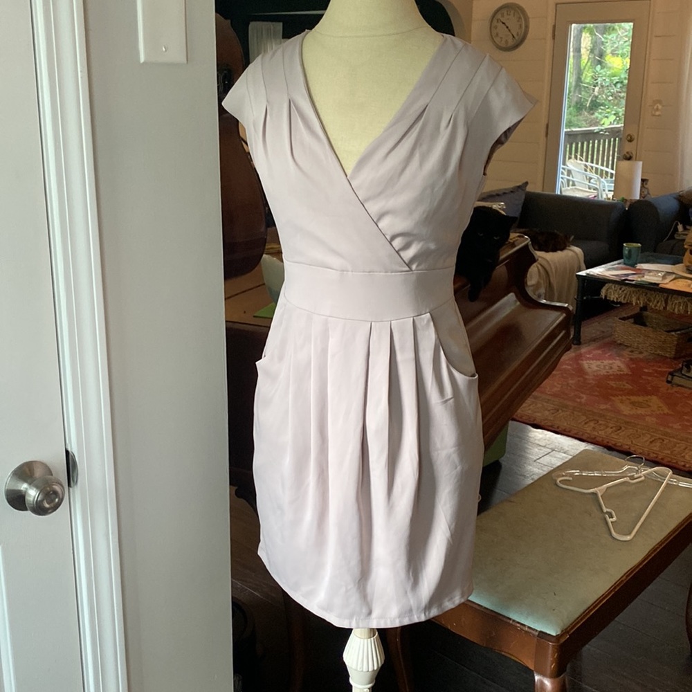 Taupe Fabrik Work Dress